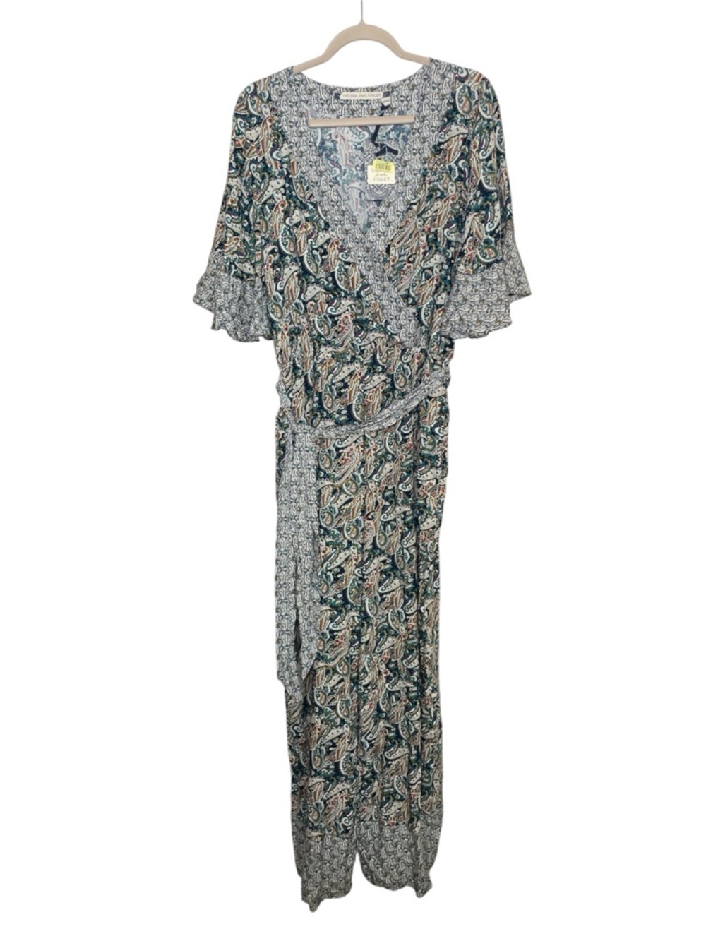 Chelsea & Violet Paisley Jumpsuit sz L